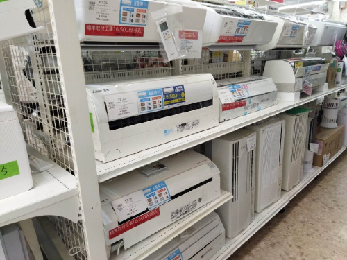 季節家電の中古エアコン