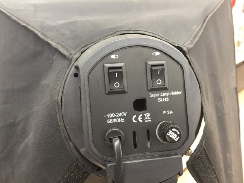 撮影照明の撮影機材