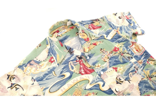 ファッションのアロハシャツ