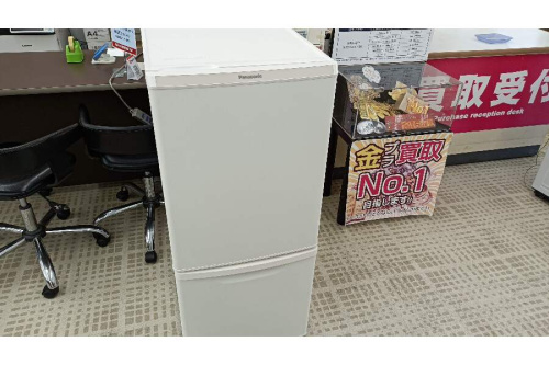 中古2ドア冷蔵庫のパナソニック