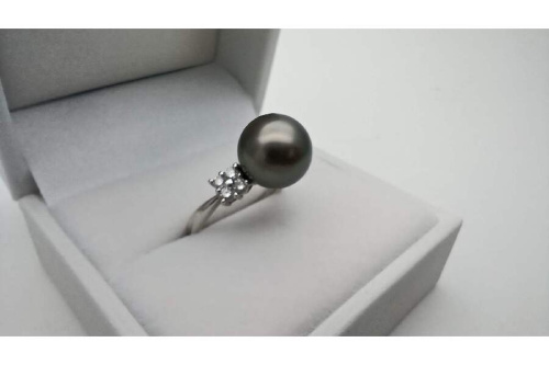 ブラックパールの中古リング