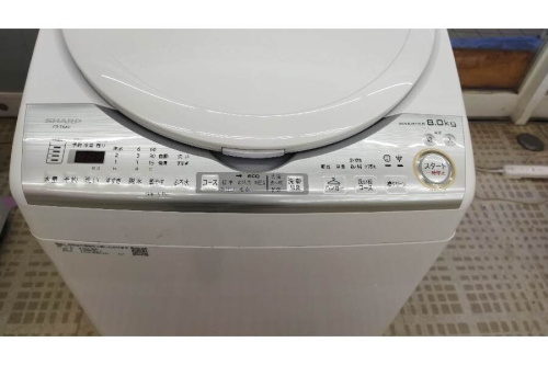 中古洗濯機の縦型洗濯乾燥機