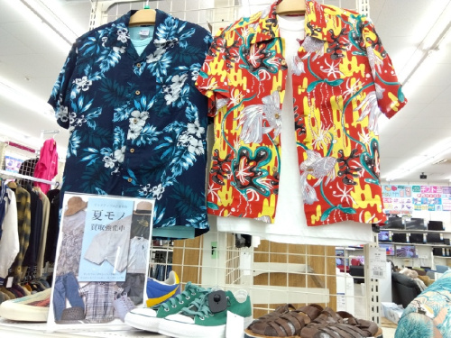 ファッションのアロハシャツ