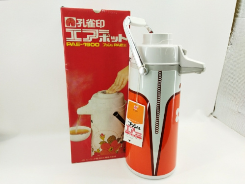 ポットの花柄