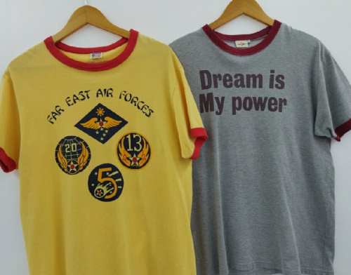 リンガーTシャツのアメカジ