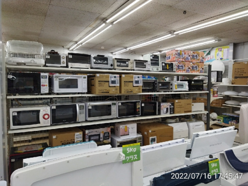 中古家電の調理家電