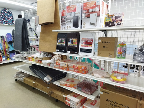 ファンヒーターのエアコン