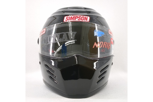 フルフェイスのヘルメット