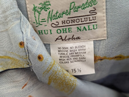 アロハシャツの古着