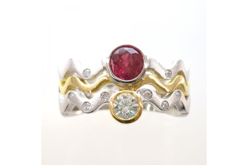 リングのデザイナーリング