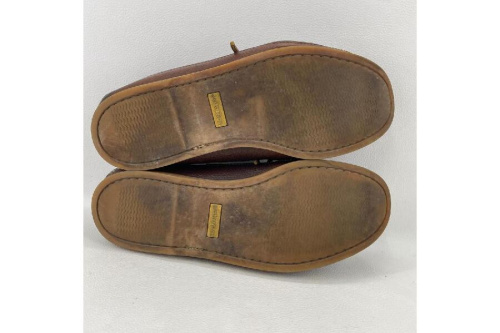 レザー デッキシューズ