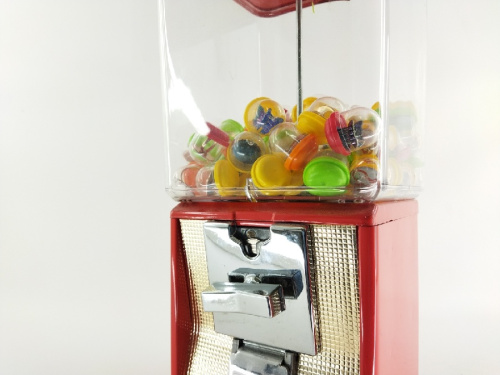 ガチャガチャマシンのガチャ