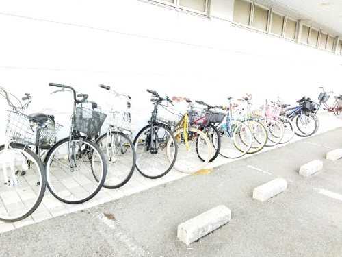 自転車のママチャリ
