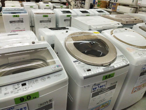 洗濯機の電化製品