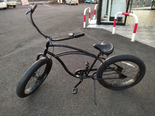 中古自転車のクルーザー