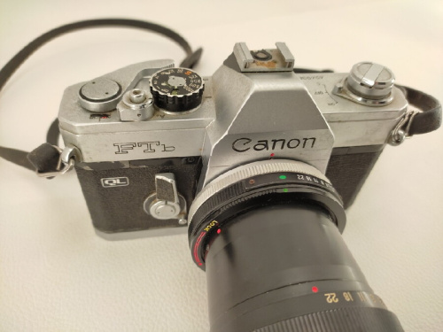 フィルムカメラのCanon