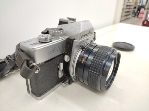 MINOLTAのフィルムカメラ