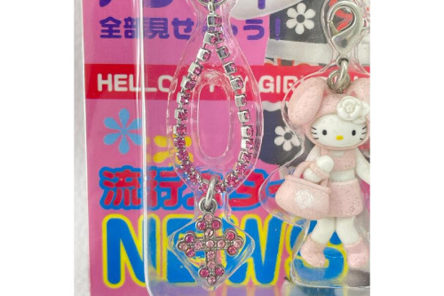 キャラクターグッズのストラップ