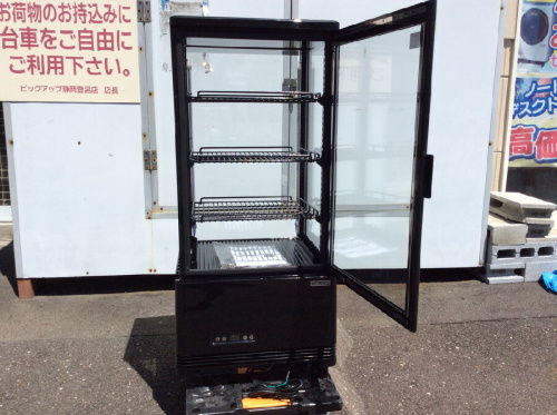 冷蔵庫の4面ｶﾞﾗｽｼｮｰｹｰｽ