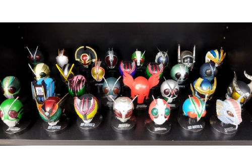 仮面ライダーのマスクコレクション