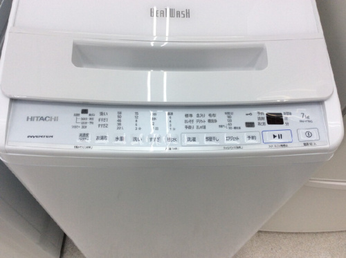 洗濯機の日立