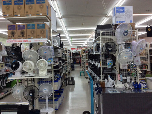 家電の扇風機