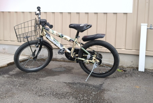 自転車の子ども用自転車