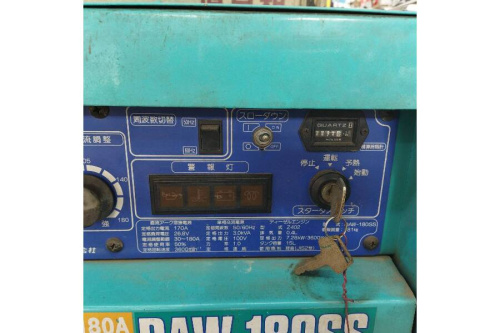 中古エンジン溶接機のデンヨー