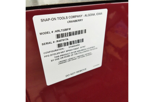 スナップオン（Snap-on）の工具箱