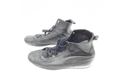 エルメス（HERMES）のレザーハイカットスニーカー