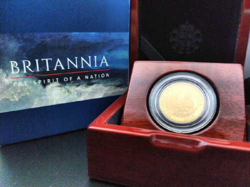 貴金属のブリタニア金貨