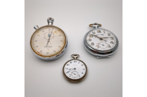 中古腕時計の懐中時計