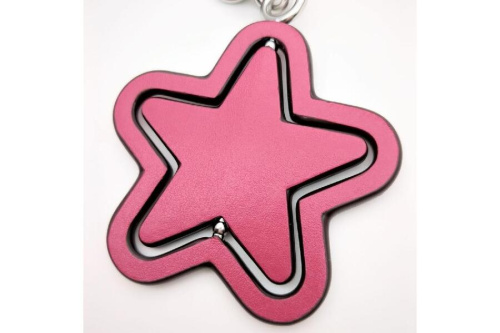 スピニング スターのキーホルダー