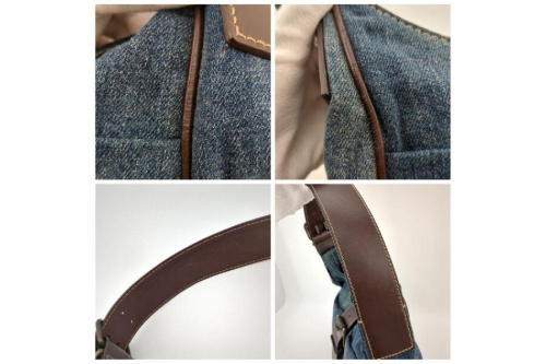 デニム×レザー