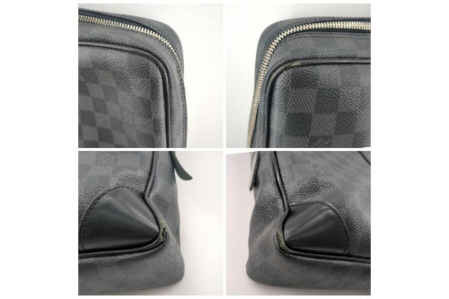 ブリーフケースのダミエグラフィット ノワール