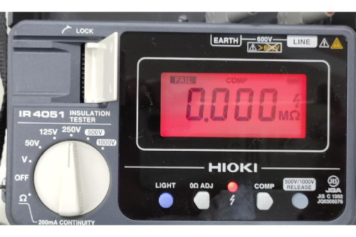 絶縁抵抗計のHIOKI（日置電機）