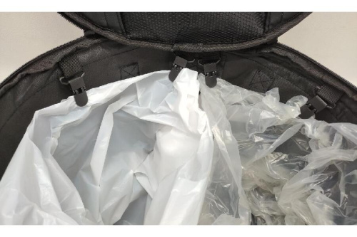 キャンプのトラッシュボックス