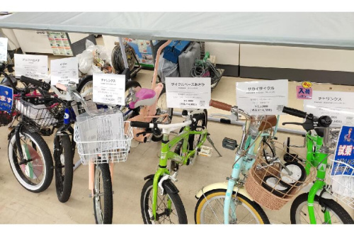 中古自転車の新品自転車