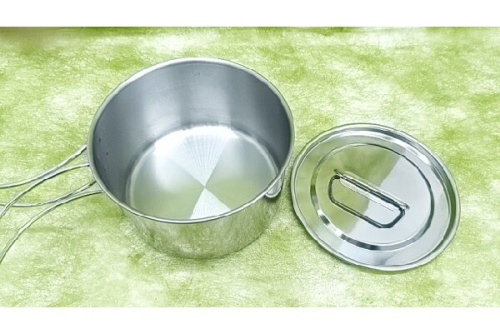 クッカーセットのステンレス