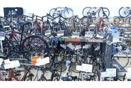 自転車のロードバイク