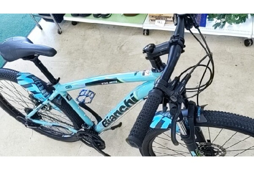 マウンテンバイクのクロスバイク