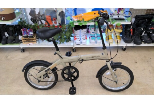 自転車の折りたたみ自転車