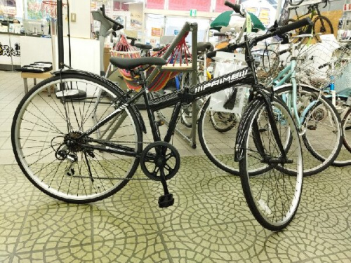 クロスバイクの折りたたみ自転車