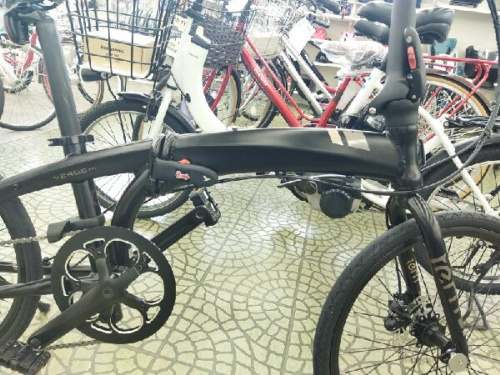 ミニベロの折り畳み自転車
