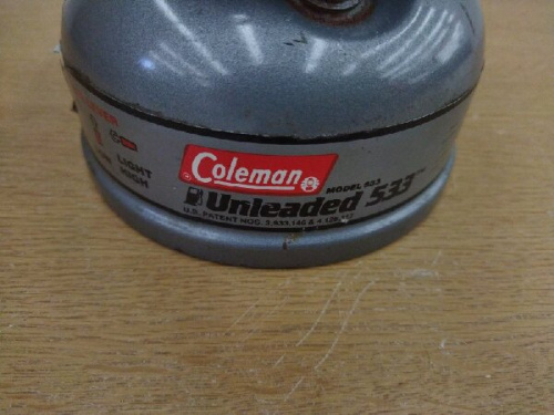 Colemanのシングルバーナー