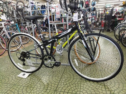 自転車強化店のクロスバイク