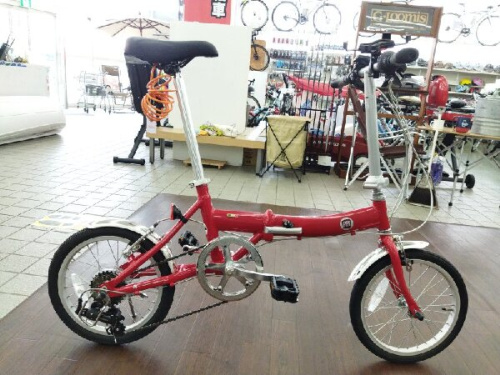 自転車の折りたたみ自転車