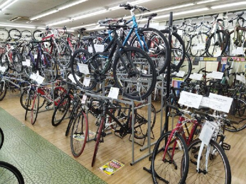 レンタルサイクルの自転車強化店