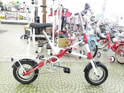 自転車の折りたたみ自転車