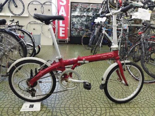 自転車の折りたたみ自転車